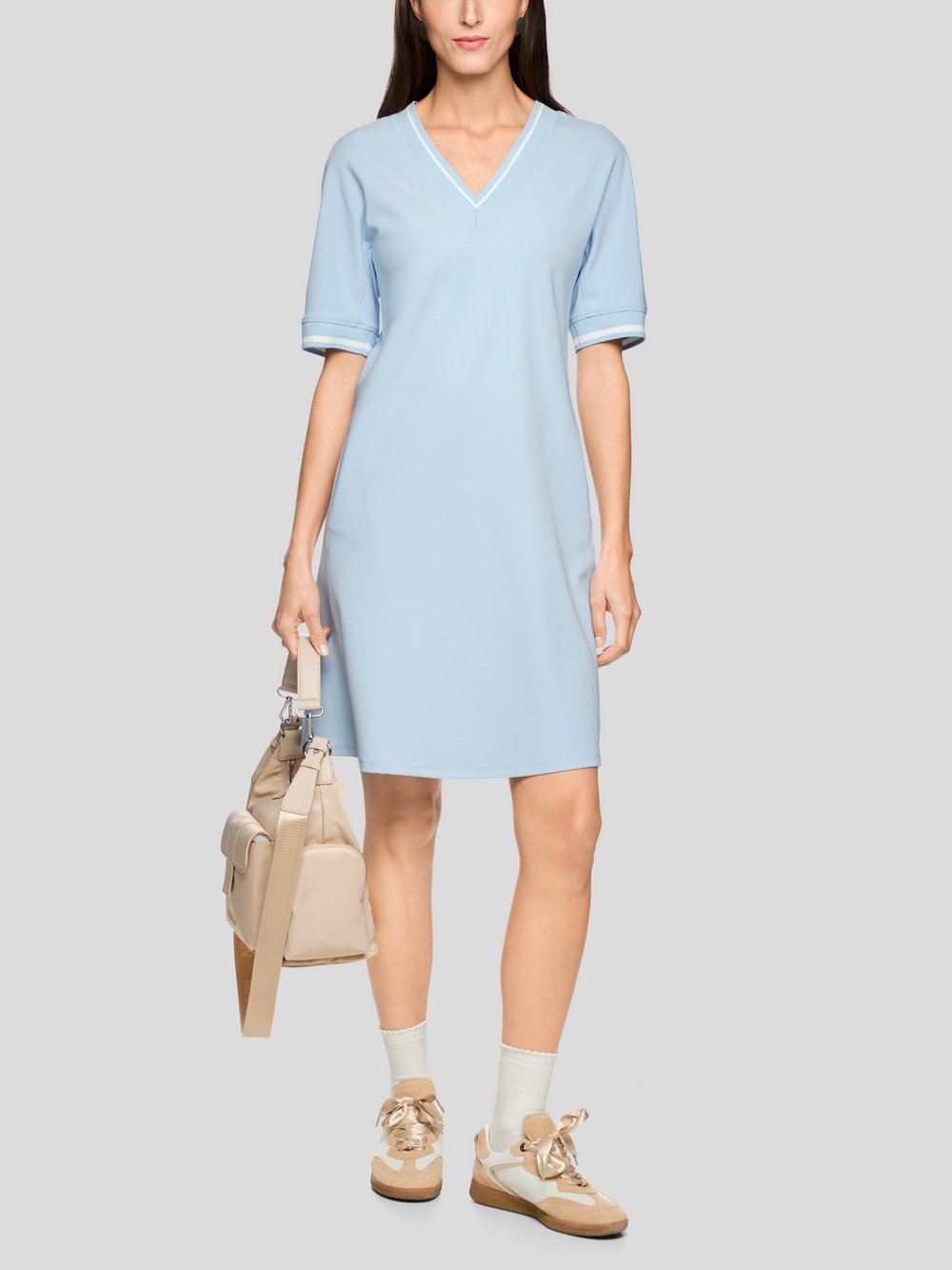 Marc Cain Kleid Damen Baumwolle blau, 44