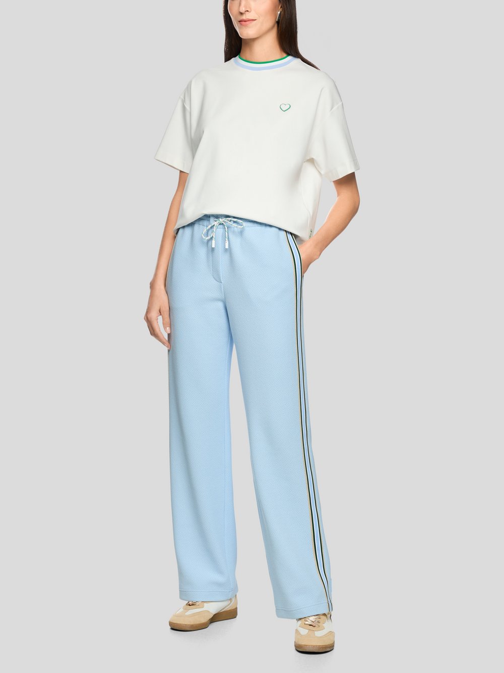 Marc Cain Hose Damen Baumwolle blau, 34