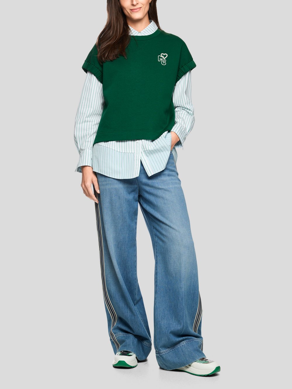 Marc Cain T-Shirt Damen Baumwolle grün, 38