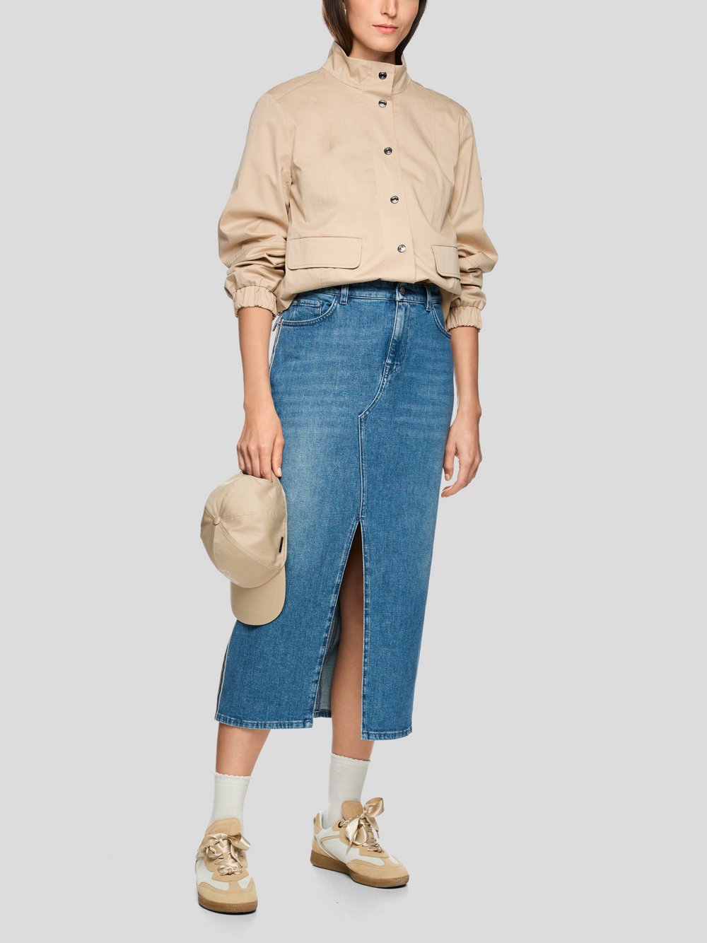 Marc Cain Rock Damen Baumwolle blau, 34