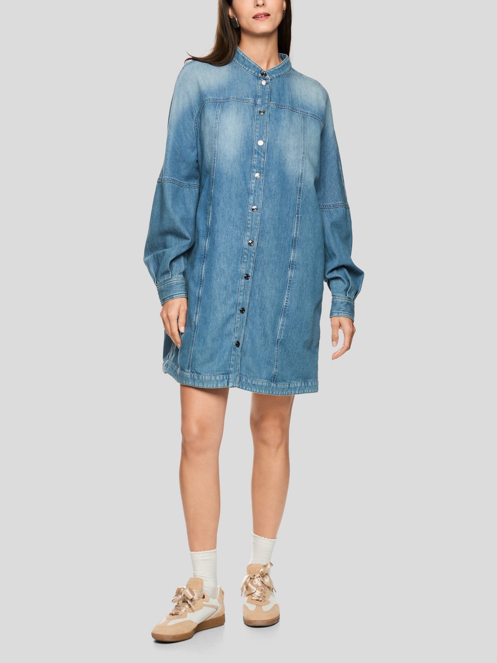 Thumbnail - Marc Cain Kleid Damen Baumwolle blau, 44