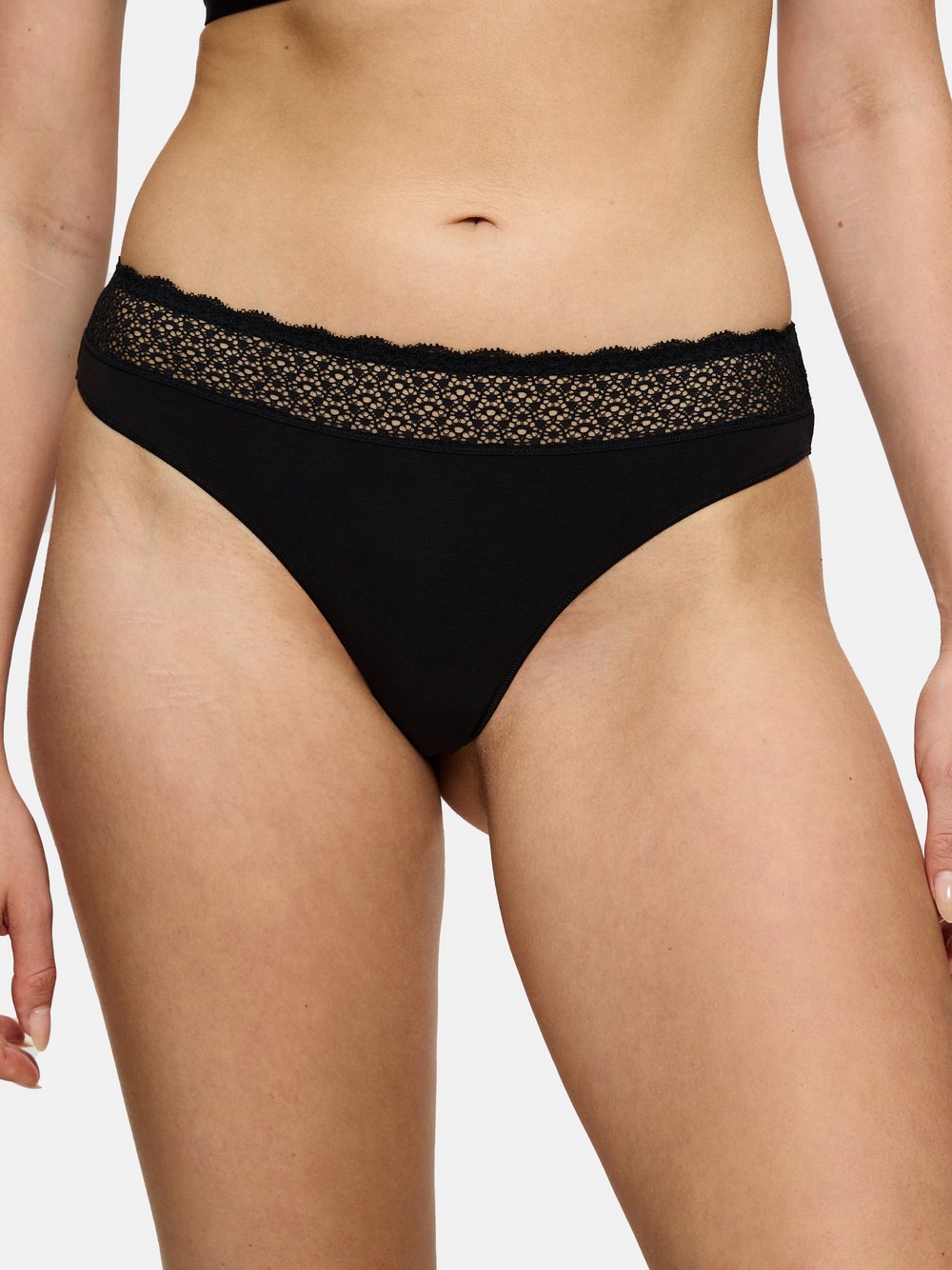 Thumbnail - Triumph String Damen Modal schwarz, XL