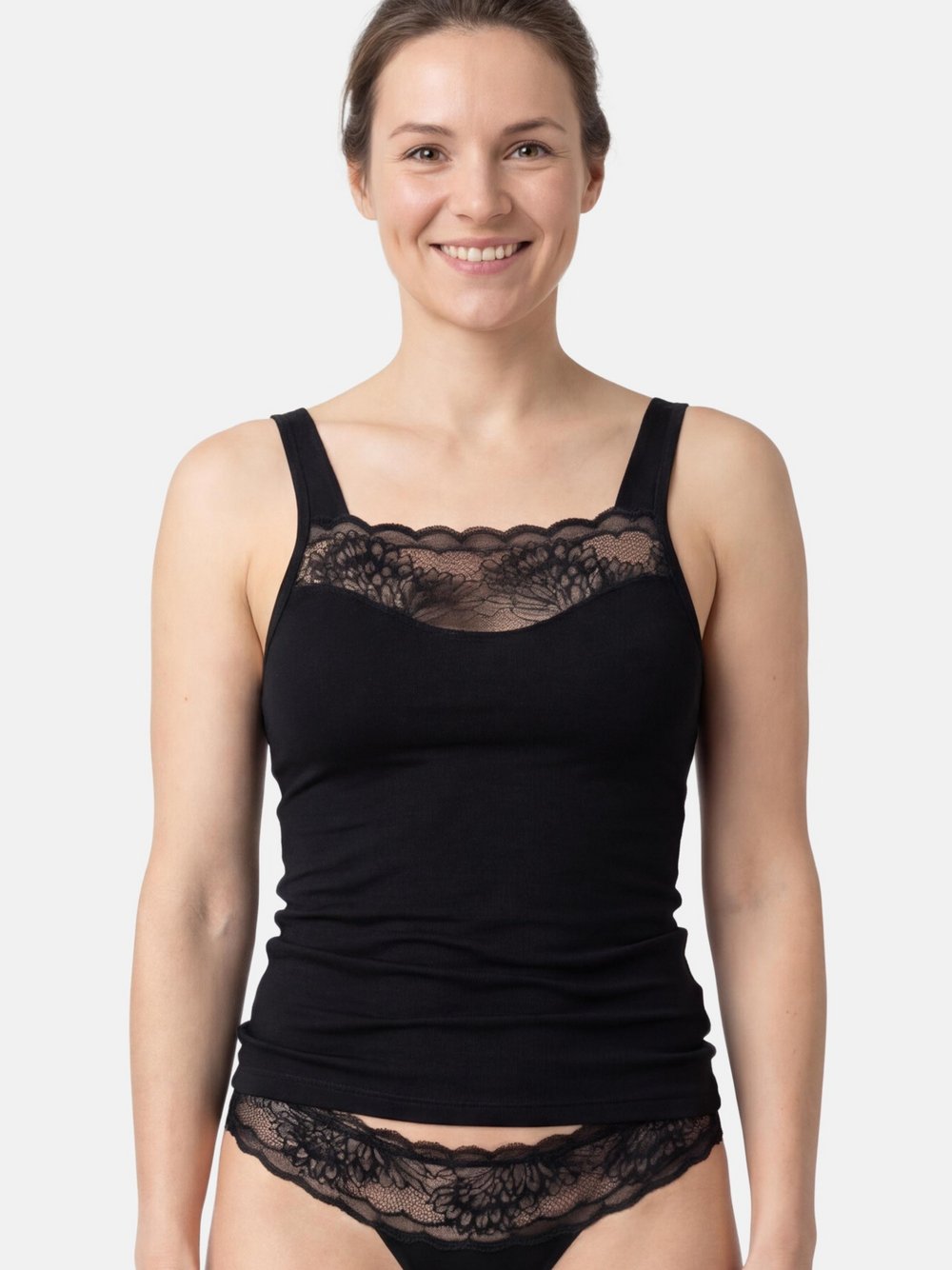 Thumbnail - con-ta Unterhemd Damen Modal schwarz, 46