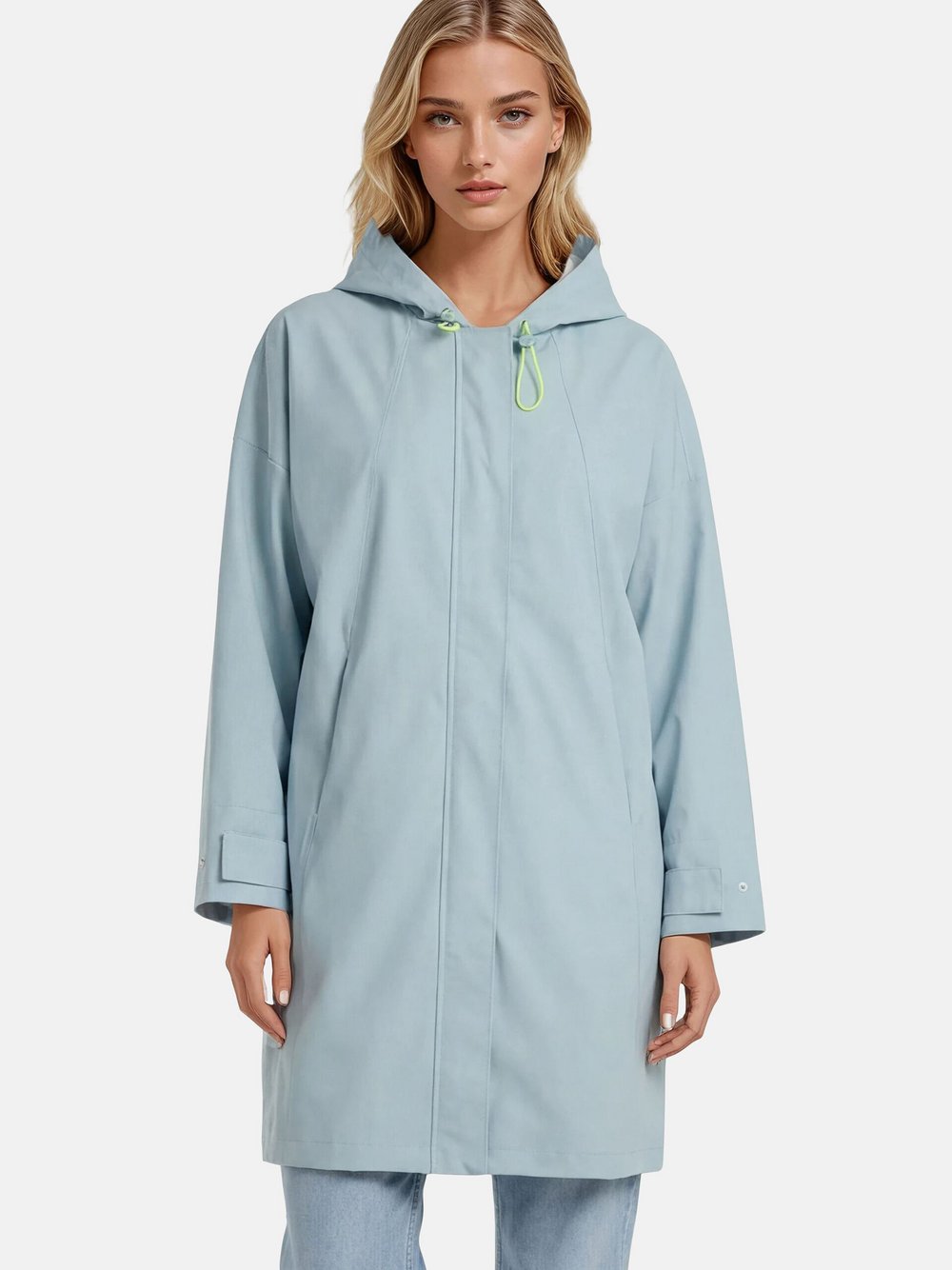 White Label Regenmantel Damen blau, 42