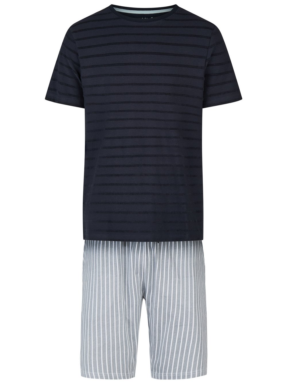 Phil & Co. Berlin Shorty  Herren Jersey blau gestreift, L