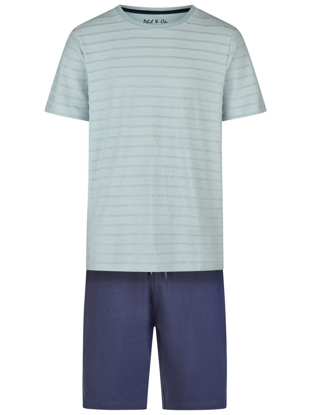 Phil & Co. Berlin Shorty Herren Jersey blau, M