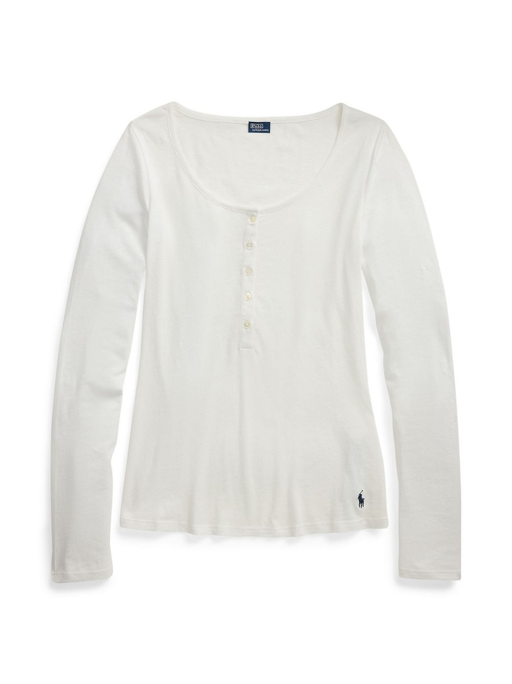 Polo Ralph Lauren Longsleeve Damen Baumwolle weiß, S