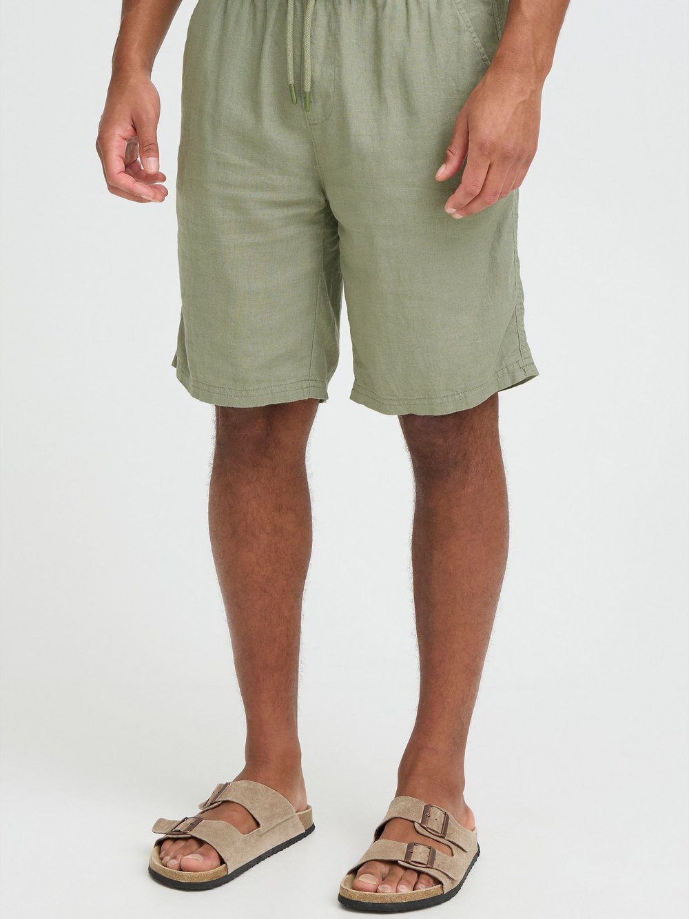 Thumbnail - BLEND Leinenhose  Herren grün, M