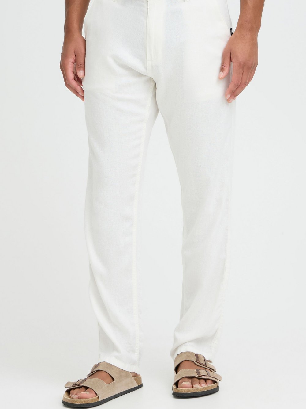 Thumbnail - BLEND Leinenhose  Herren weiß, 34-32