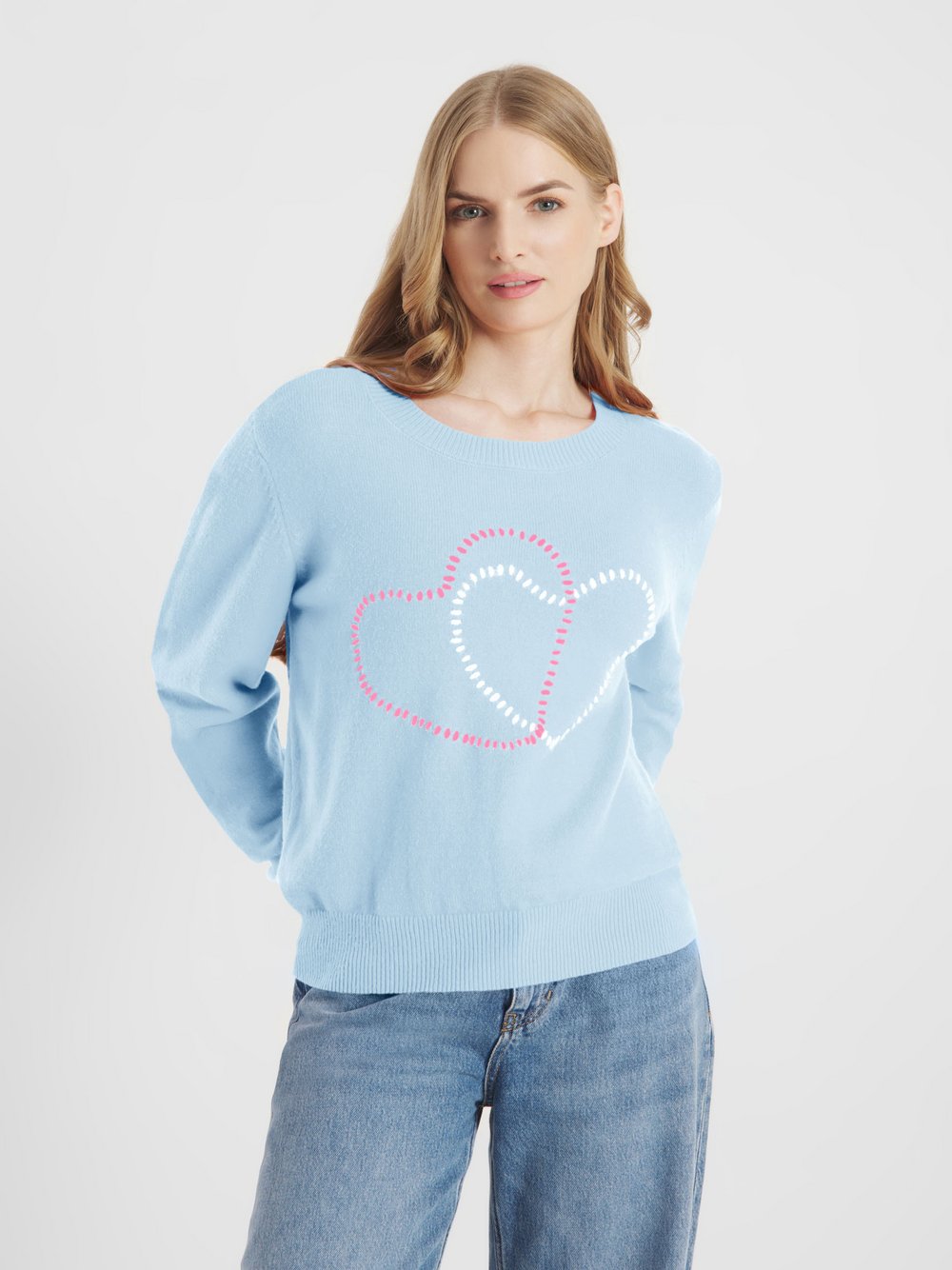 Thumbnail - Frieda & Freddies Strickpullover Damen Viskose blau, 44