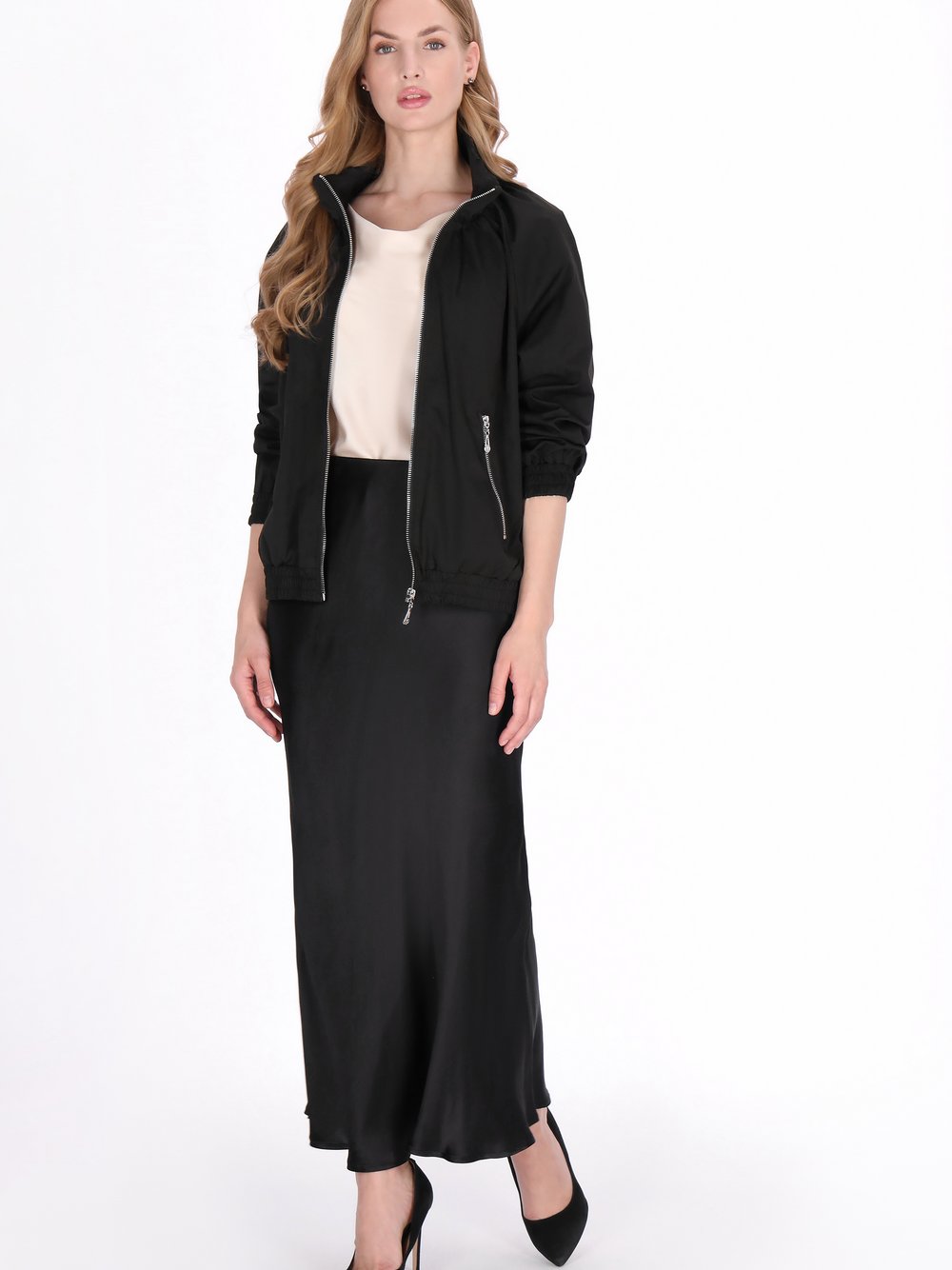 Dreimaster Jacke Damen schwarz, XS