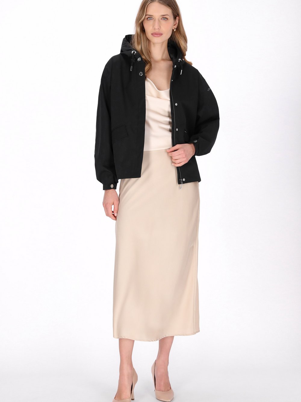 Dreimaster Jacke Damen schwarz, XXL