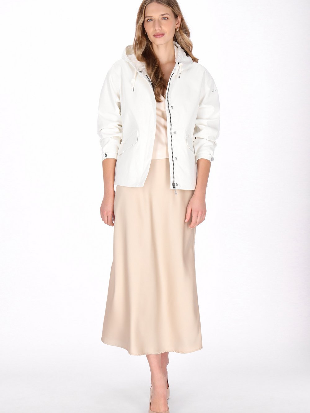 Dreimaster Jacke Damen weiß, L