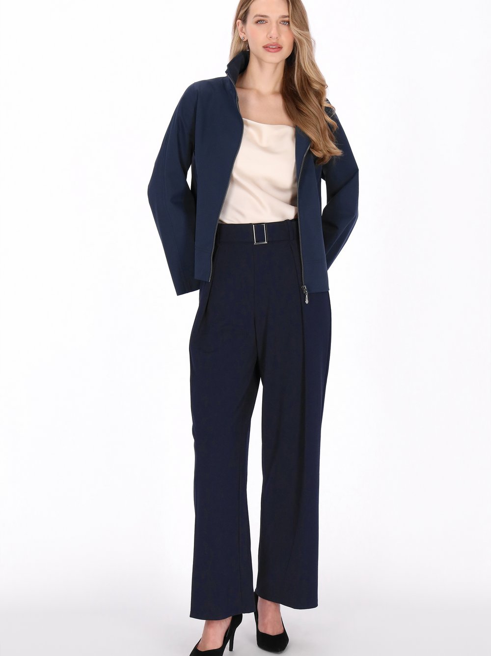 Dreimaster Jacke Damen blau, S