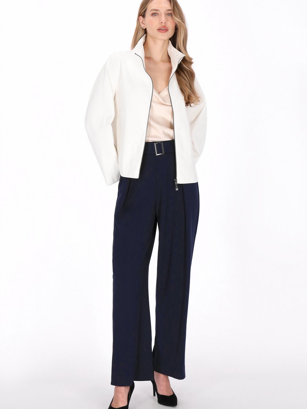 Dreimaster Jacke Damen weiß, L