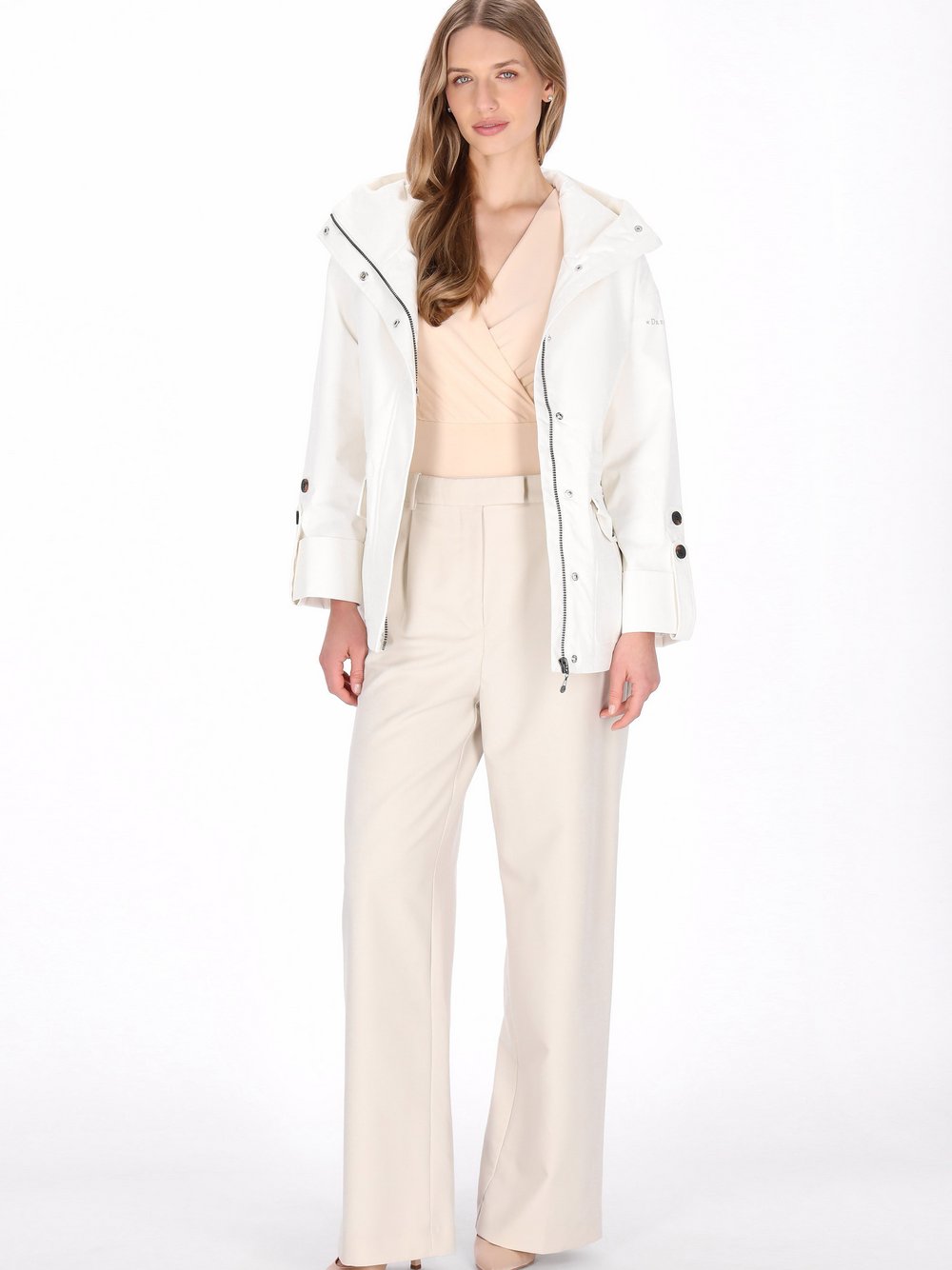 Dreimaster Jacke Damen weiß, XXL