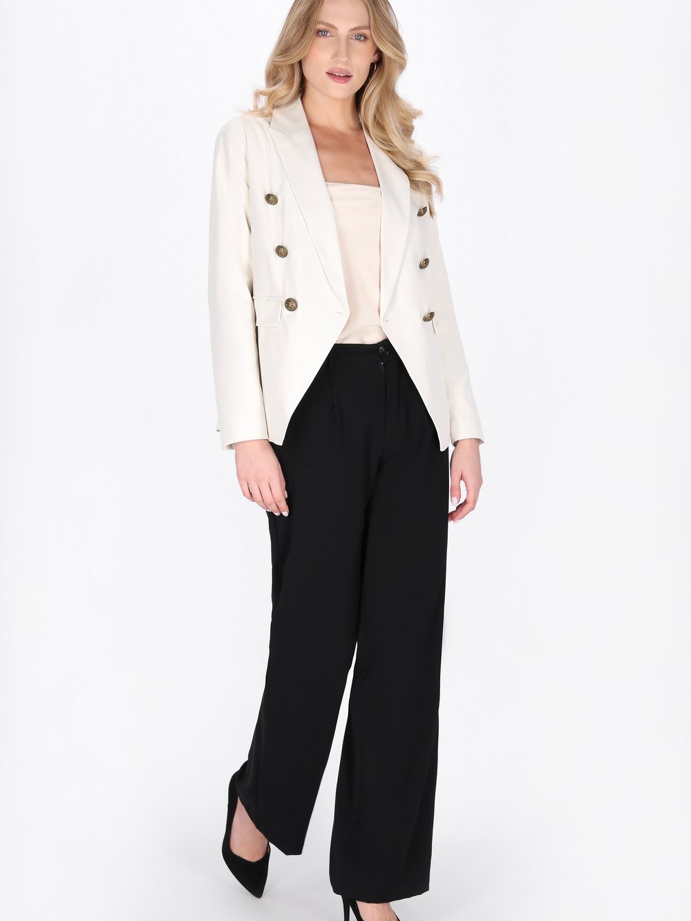 Dreimaster Blazer Damen weiß, XL