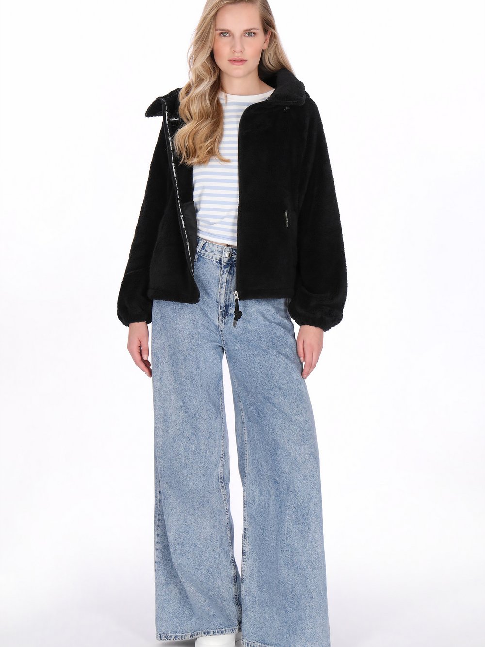 Schmuddelwedda Kapuzenpullover Damen schwarz, XL