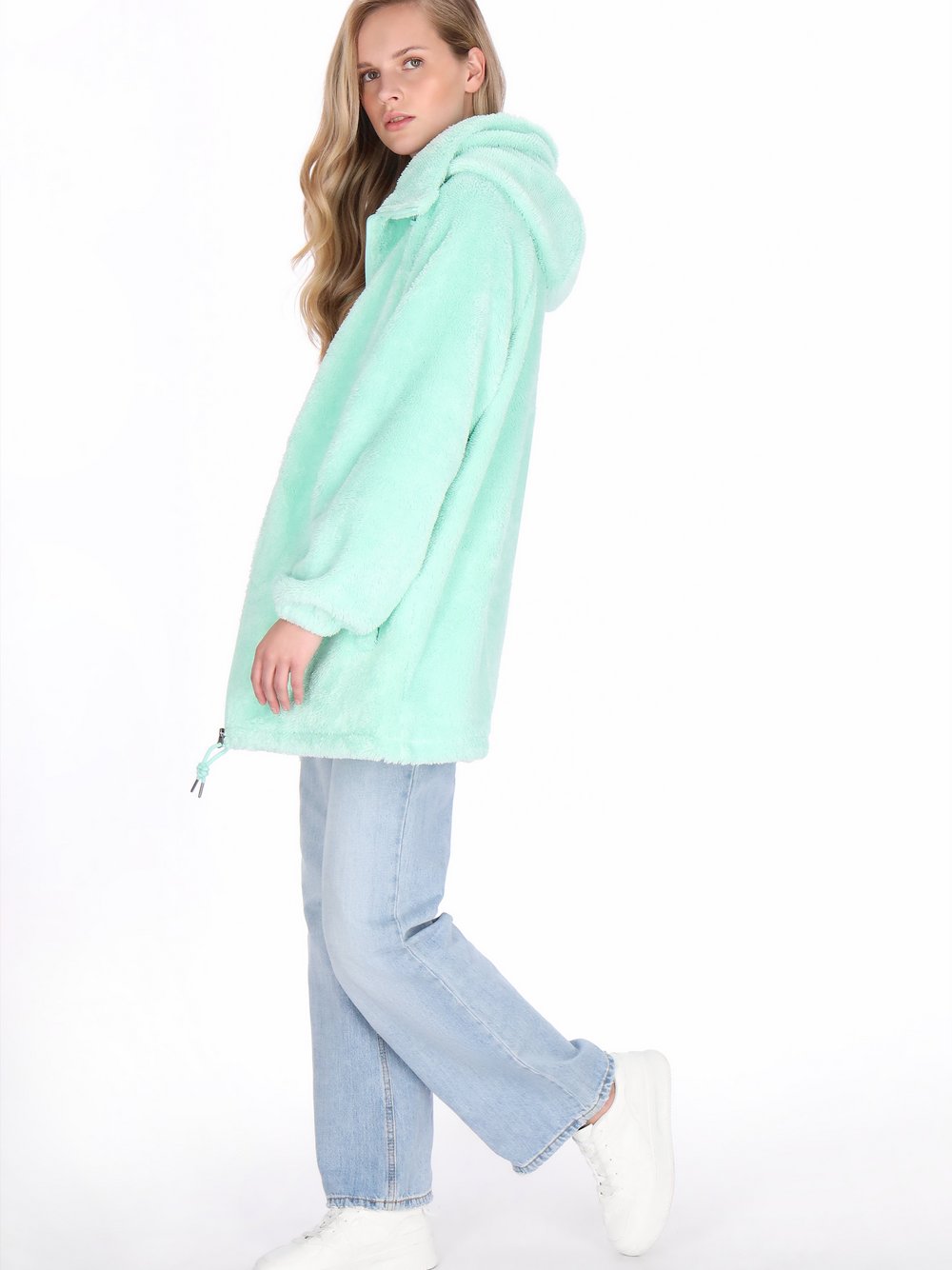 Schmuddelwedda Kapuzenpullover Damen grün, L