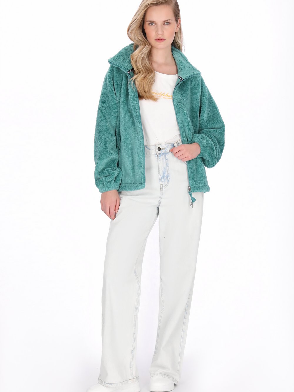 Schmuddelwedda Sweatshirt Damen blau, XS