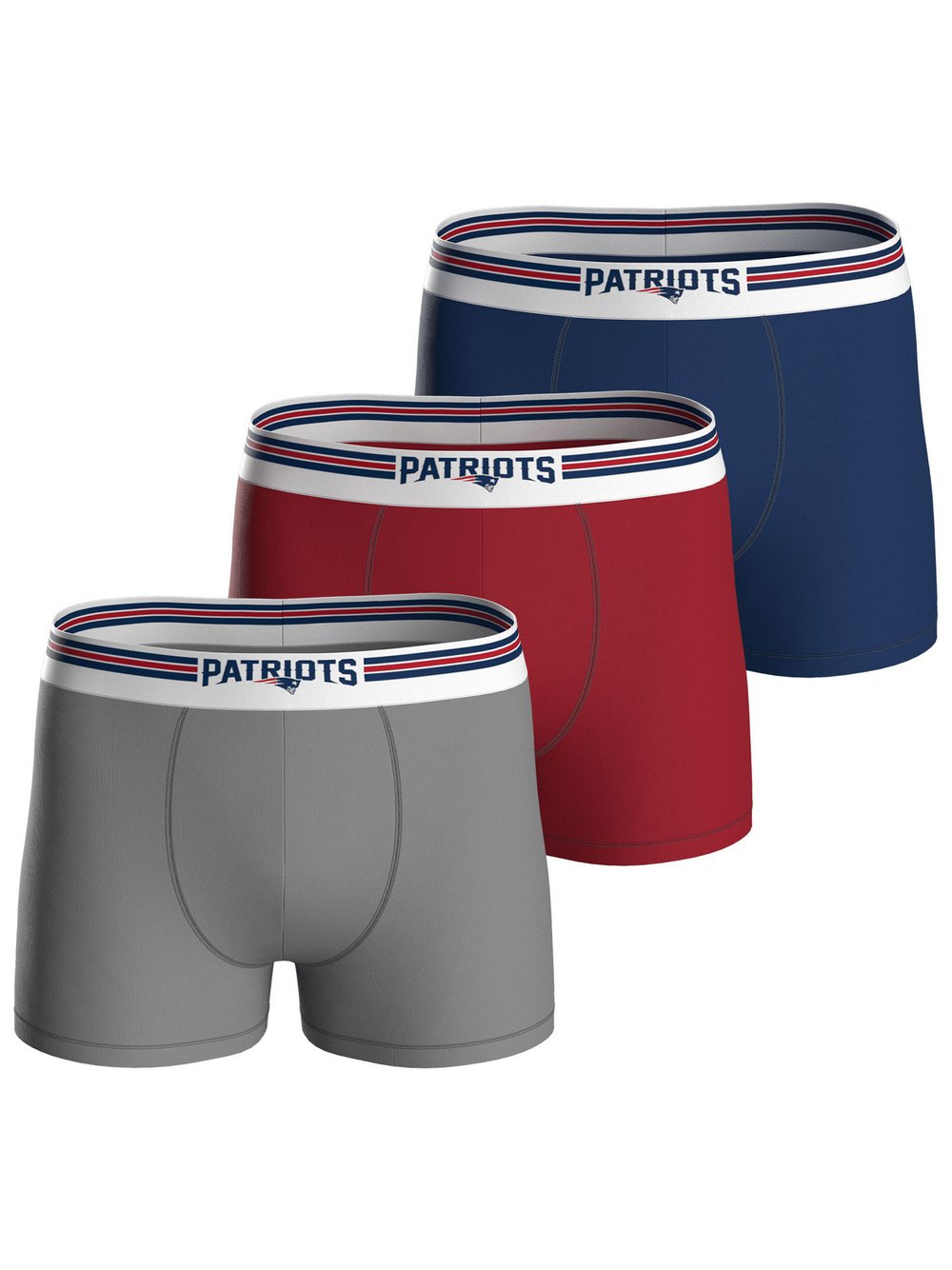 Nfl Herren Bunt Boxershorts, 3Er Pack - Teams, Boxers, Football, Logo, Baumwollmischung, Größe 2XL In - Bild 3