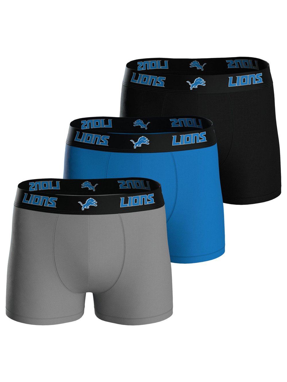 Nfl Herren Detroit Lions Boxershorts "Boxershort 3Pk Boxers 3Er Pack" von Baur - Bild 3