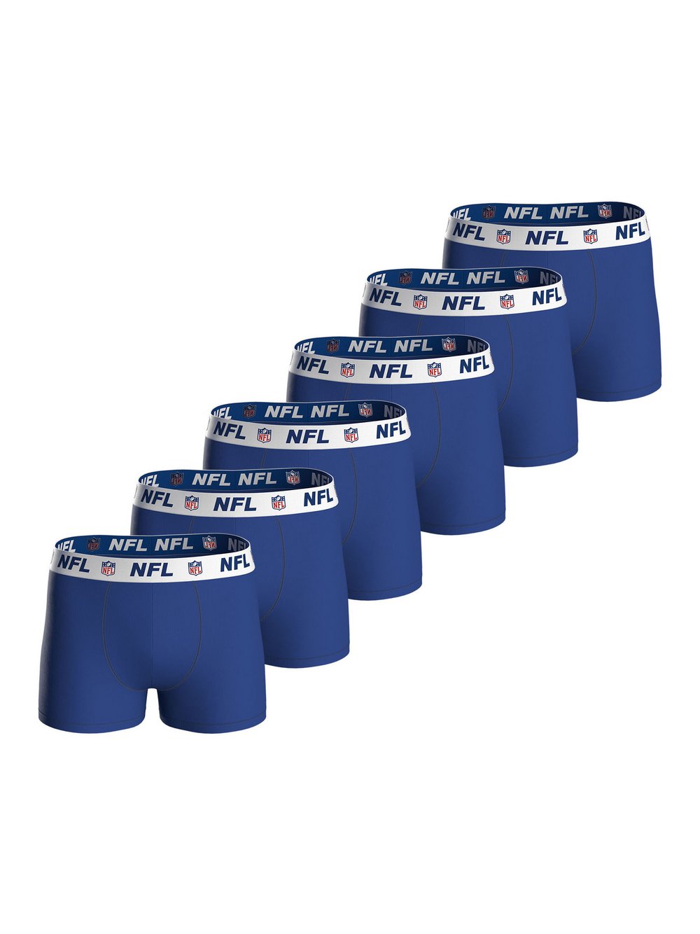 NFL Boxer  Herren Jersey blau bedruckt, XXL