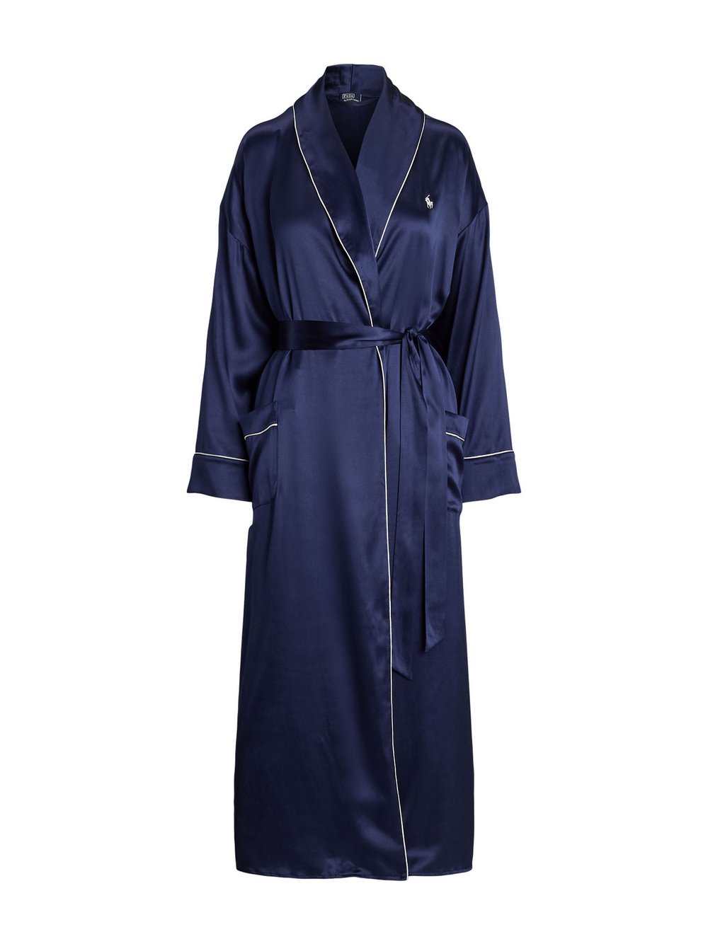 Polo Ralph Lauren Morgenmantel Damen Seide blau, M