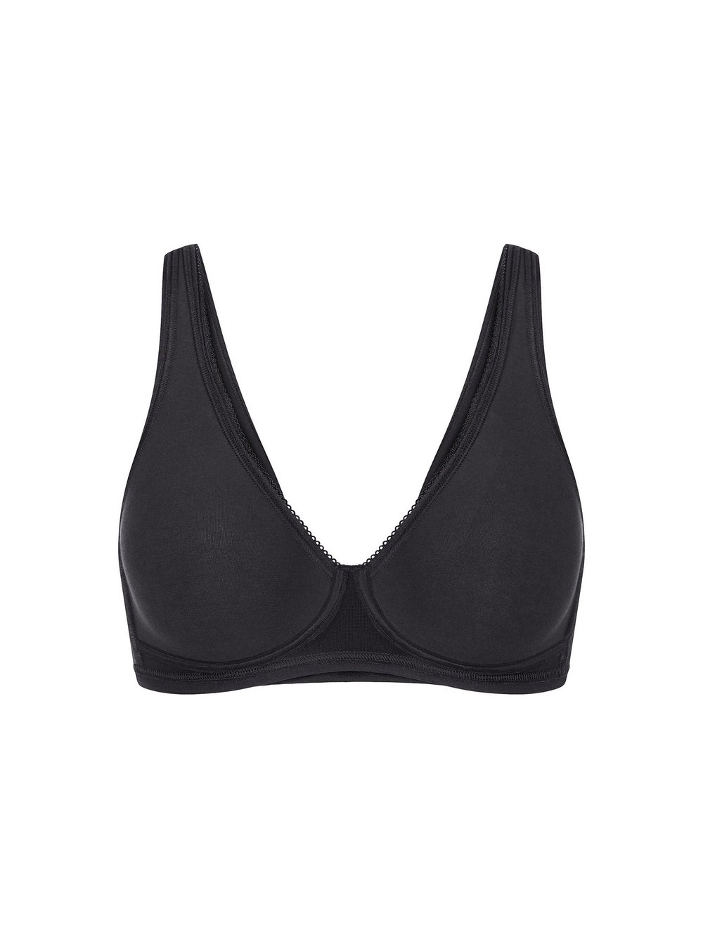 sloggi Bügelloser BH Damen Jersey schwarz, 95B