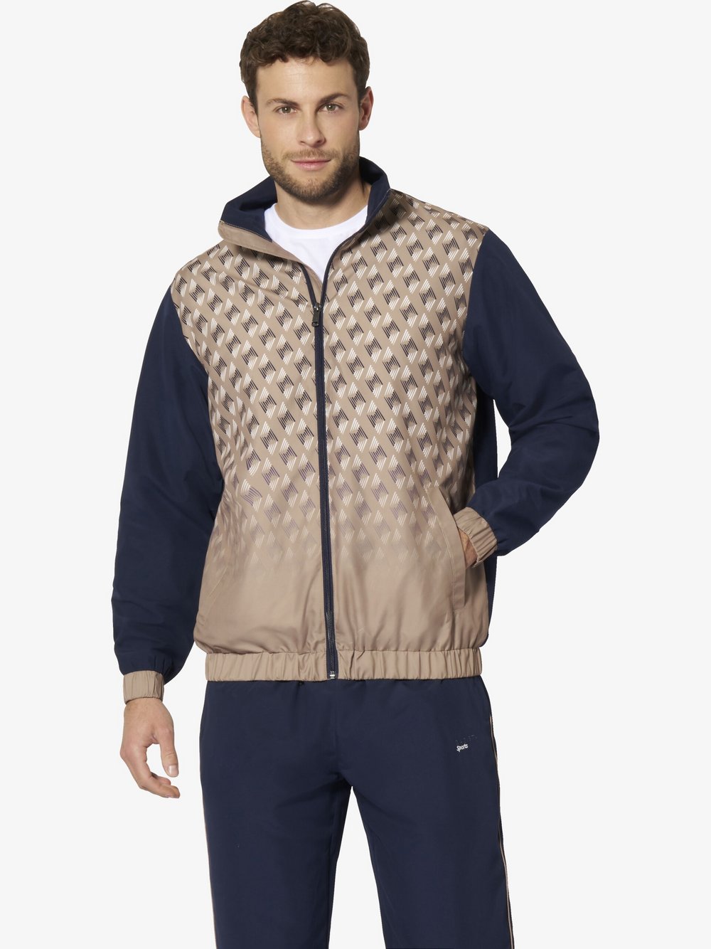 Thumbnail - BABISTA Freizeitanzug Herren blau gemustert, 44-34