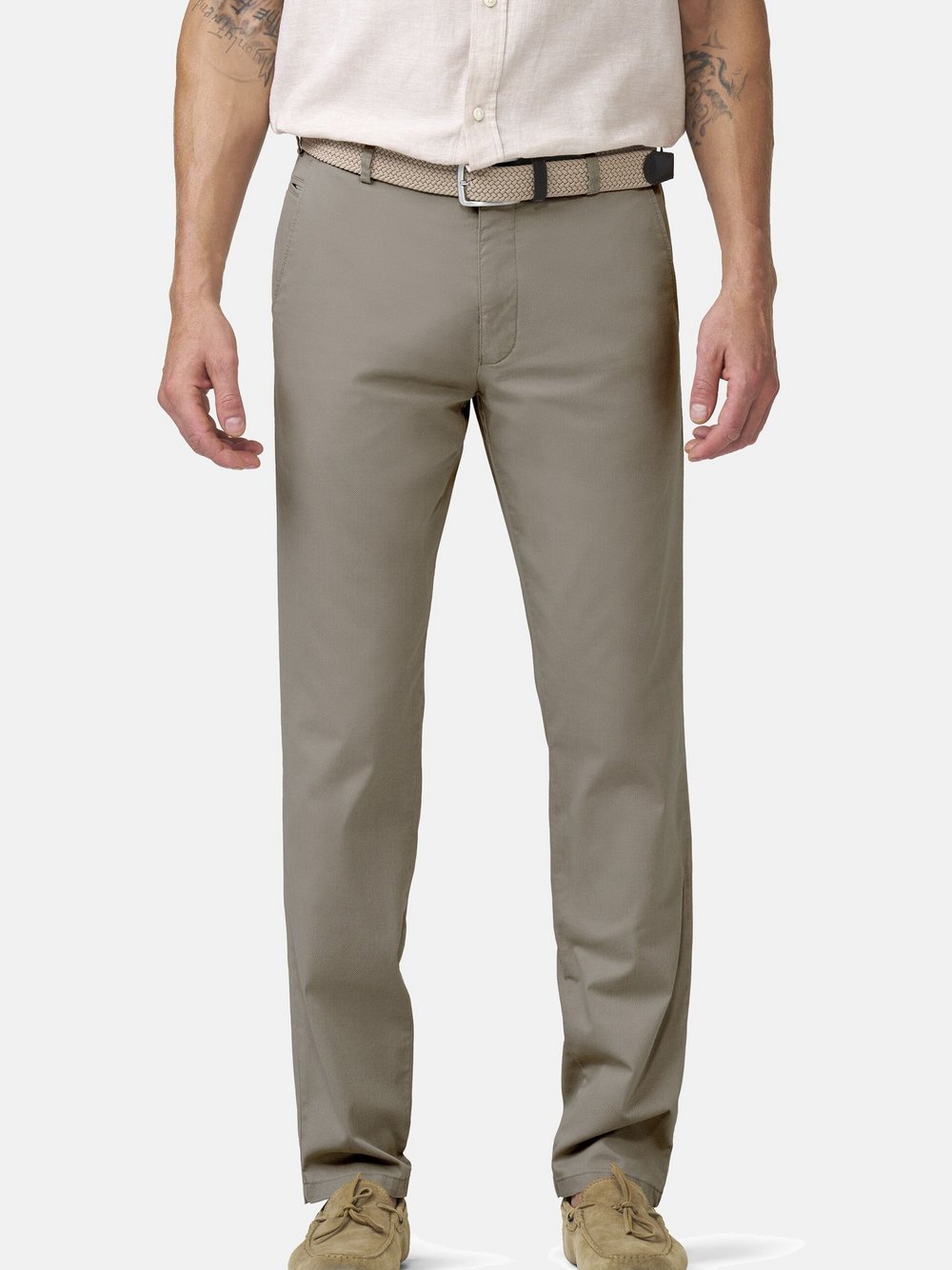 MEYER Hose Herren Baumwolle beige, 102