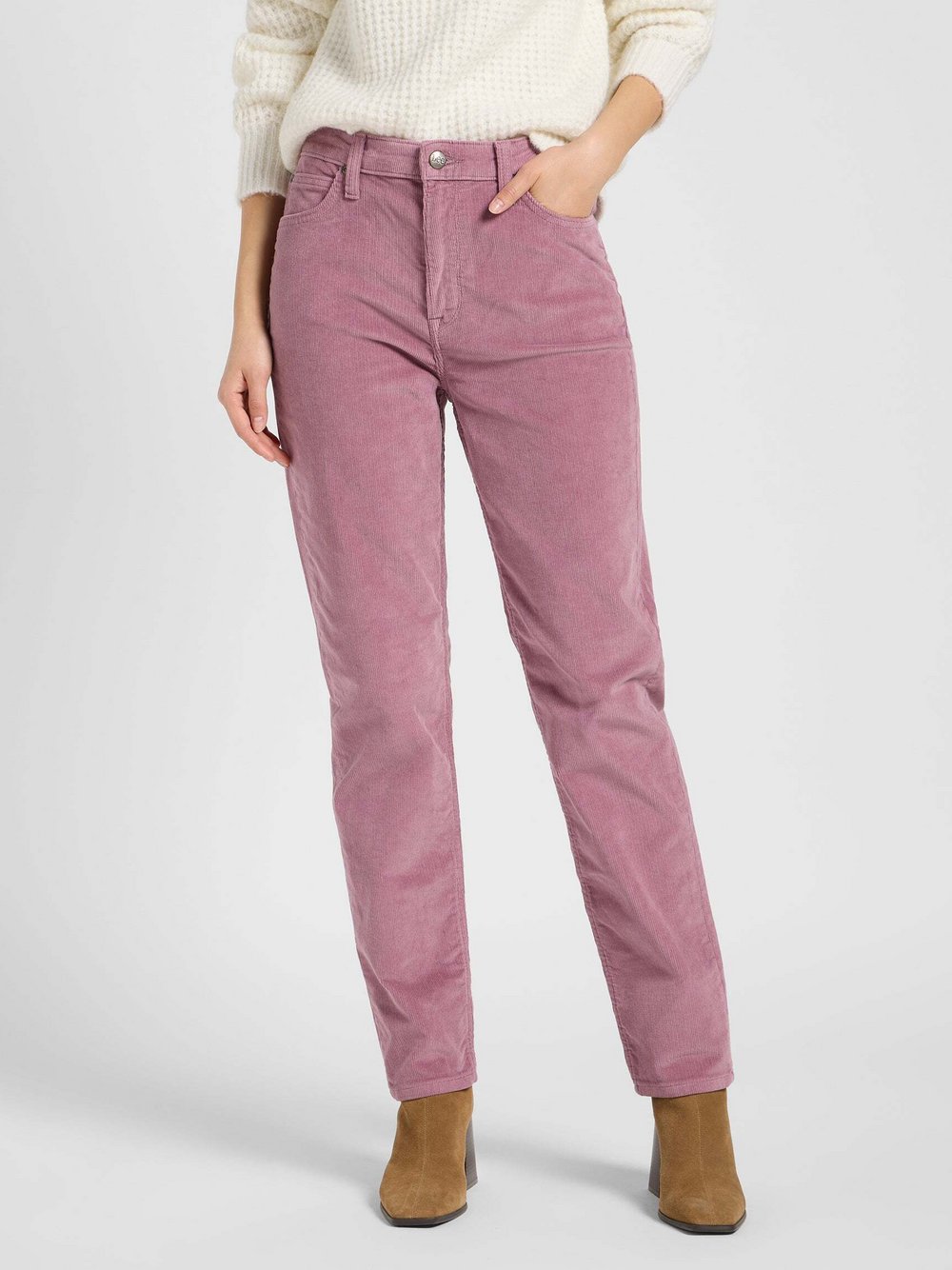 Lee Cordhose Damen rosa, 27-33