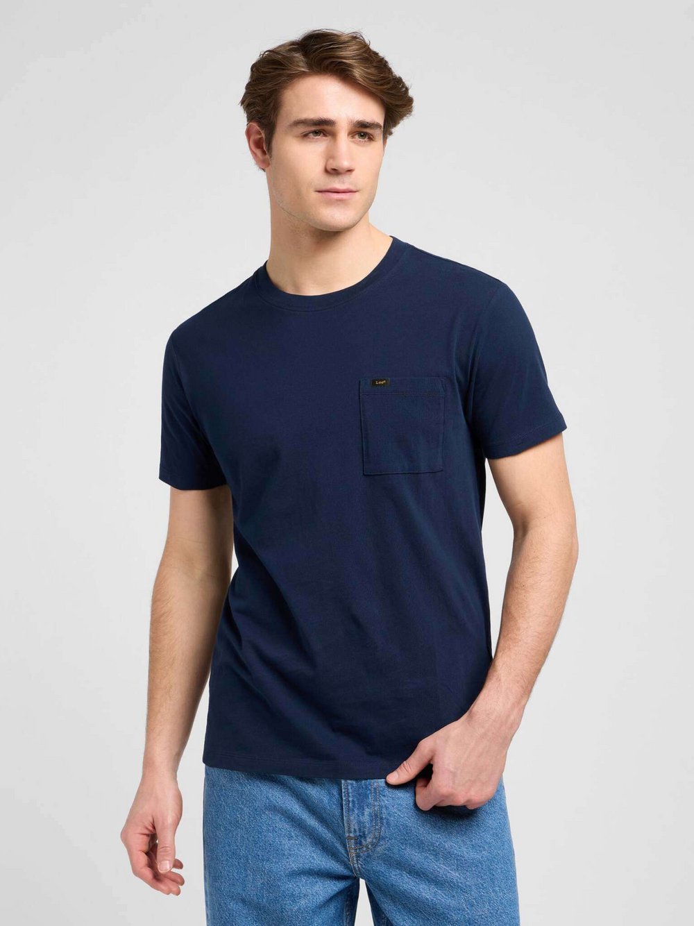 Lee T-Shirt Herren Jersey blau, M