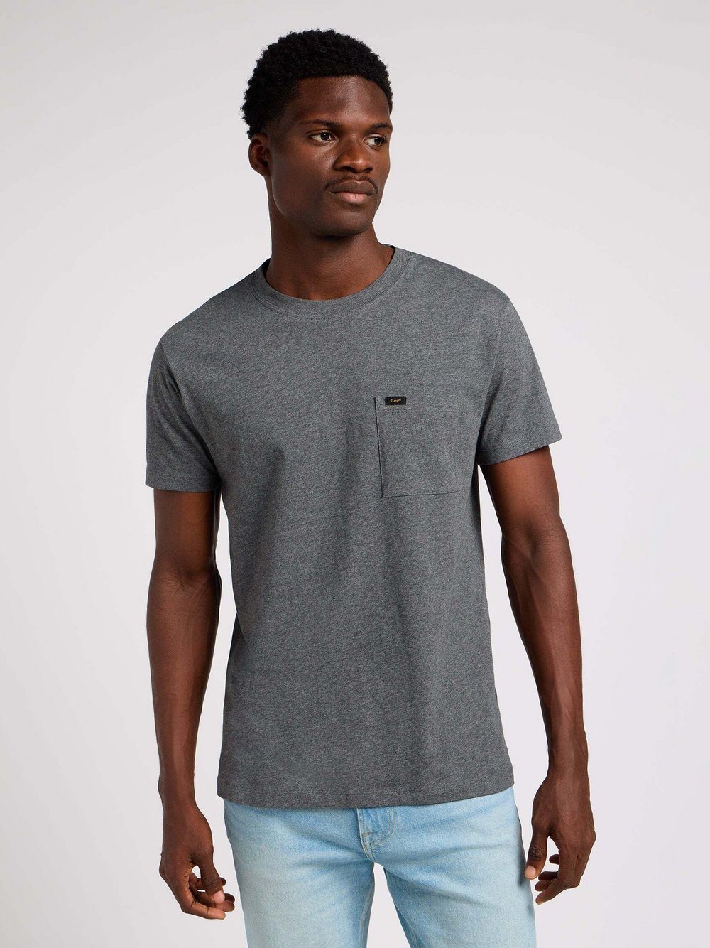 Lee T-Shirts Herren Baumwolle schwarz bedruckt, S