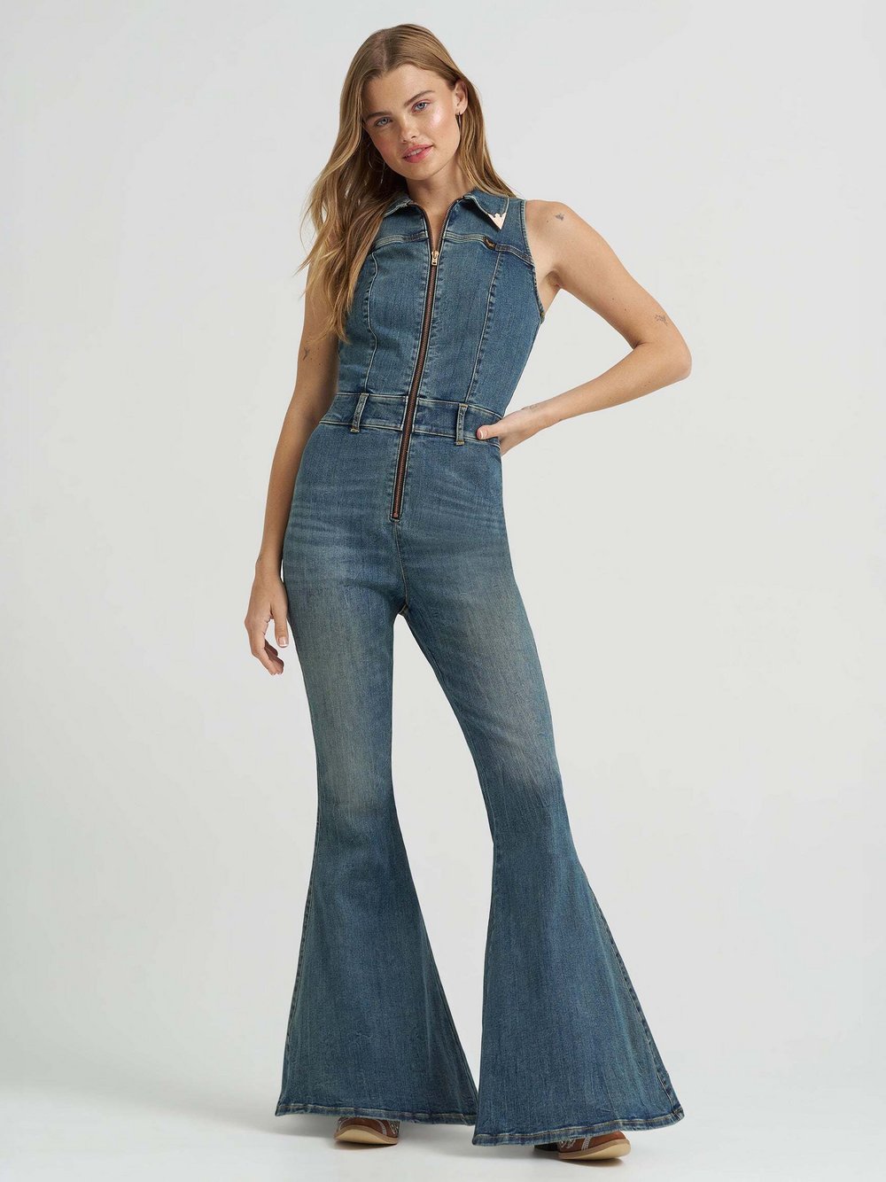 Wrangler Overall Damen Jeans blau, XS