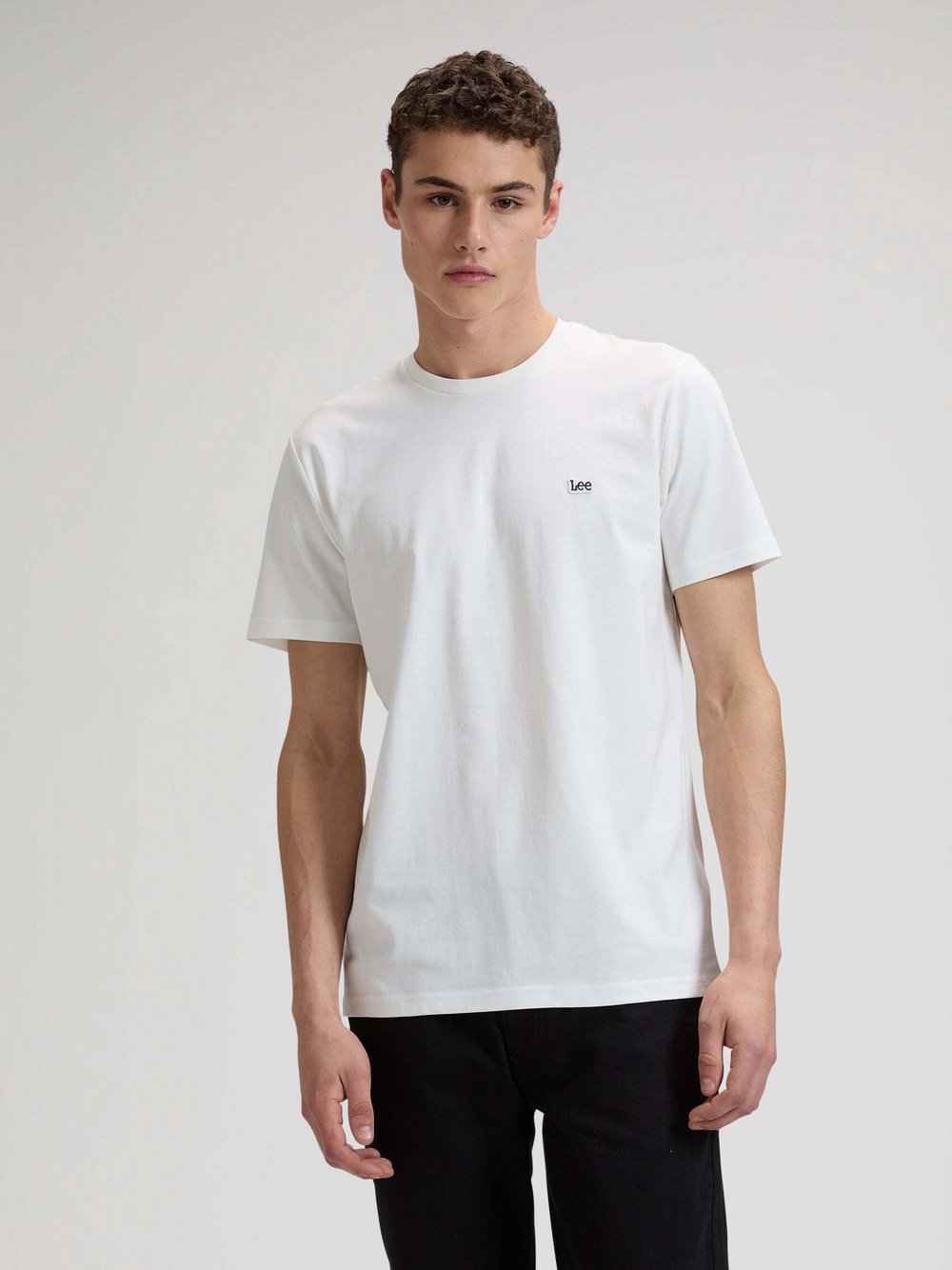 Lee Blanc T-Shirt Patch Logo - Bild 2