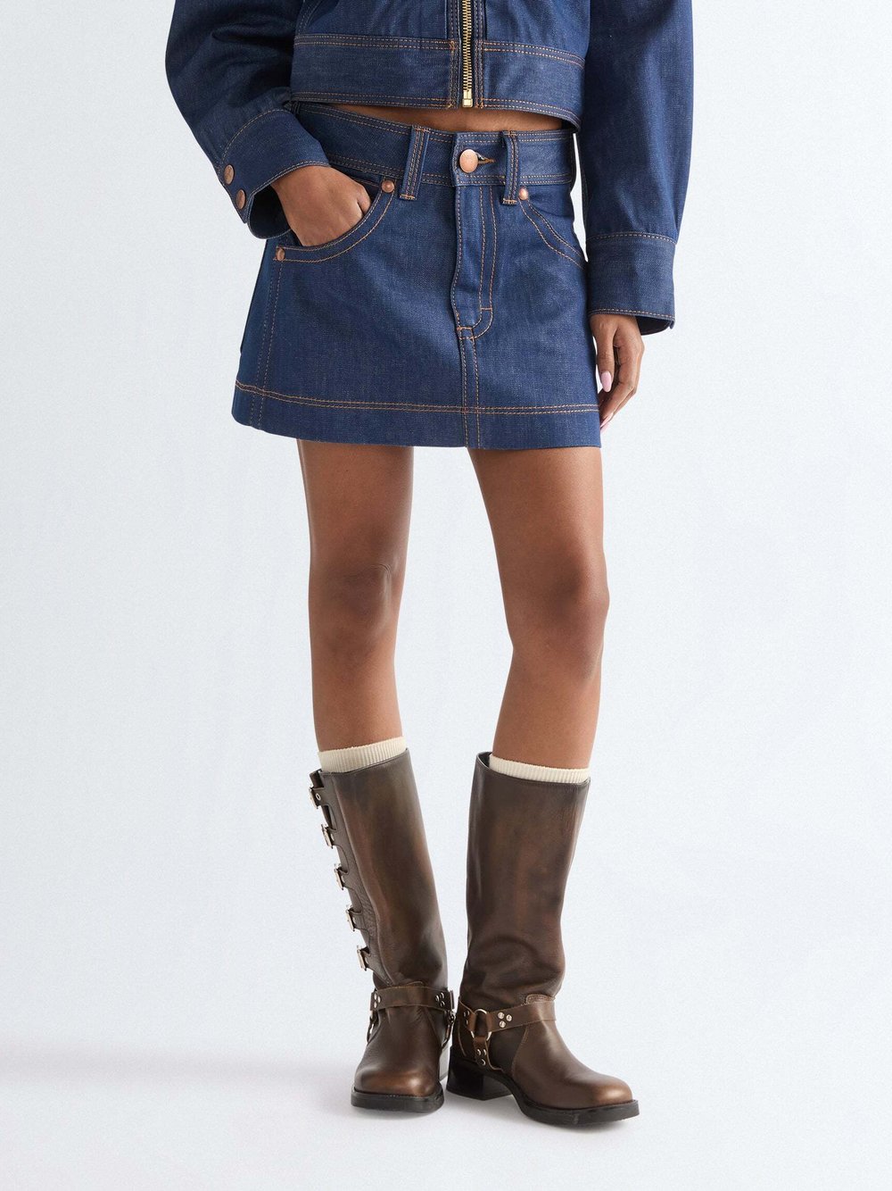 Wrangler Jeansrock Damen blau, XS