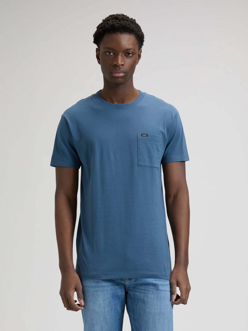 Lee T-Shirt Herren Jersey blau, L