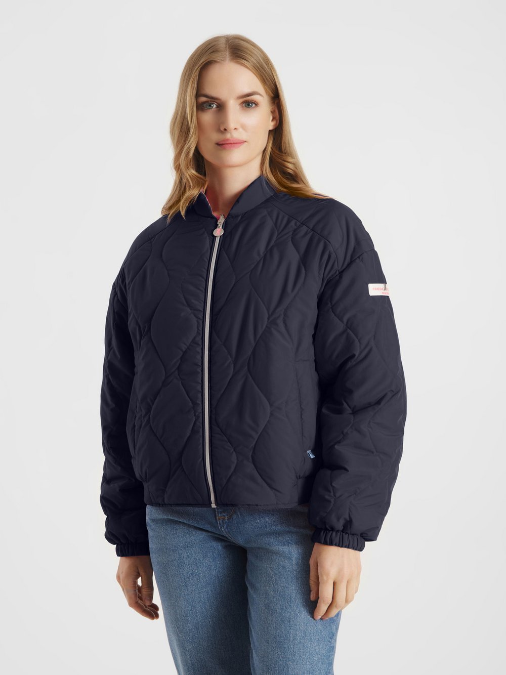 Thumbnail - Frieda & Freddies Blouson Damen blau, 46