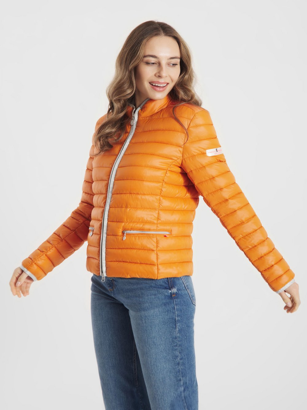 Frieda & Freddies Steppjacke Damen orange, 46