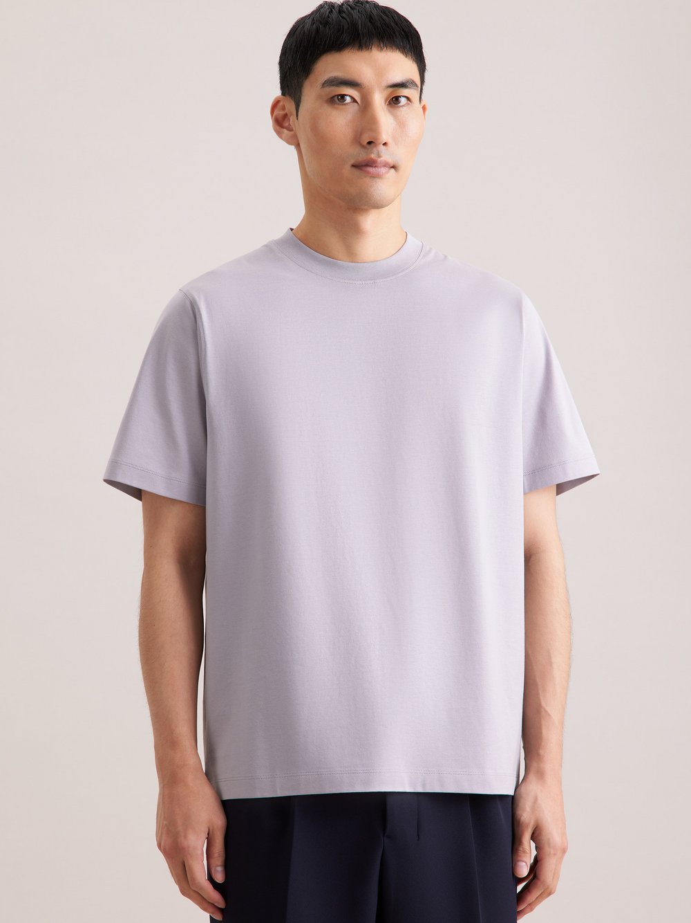 Thumbnail - Seidensticker T-Shirt Herren Baumwolle lila, M