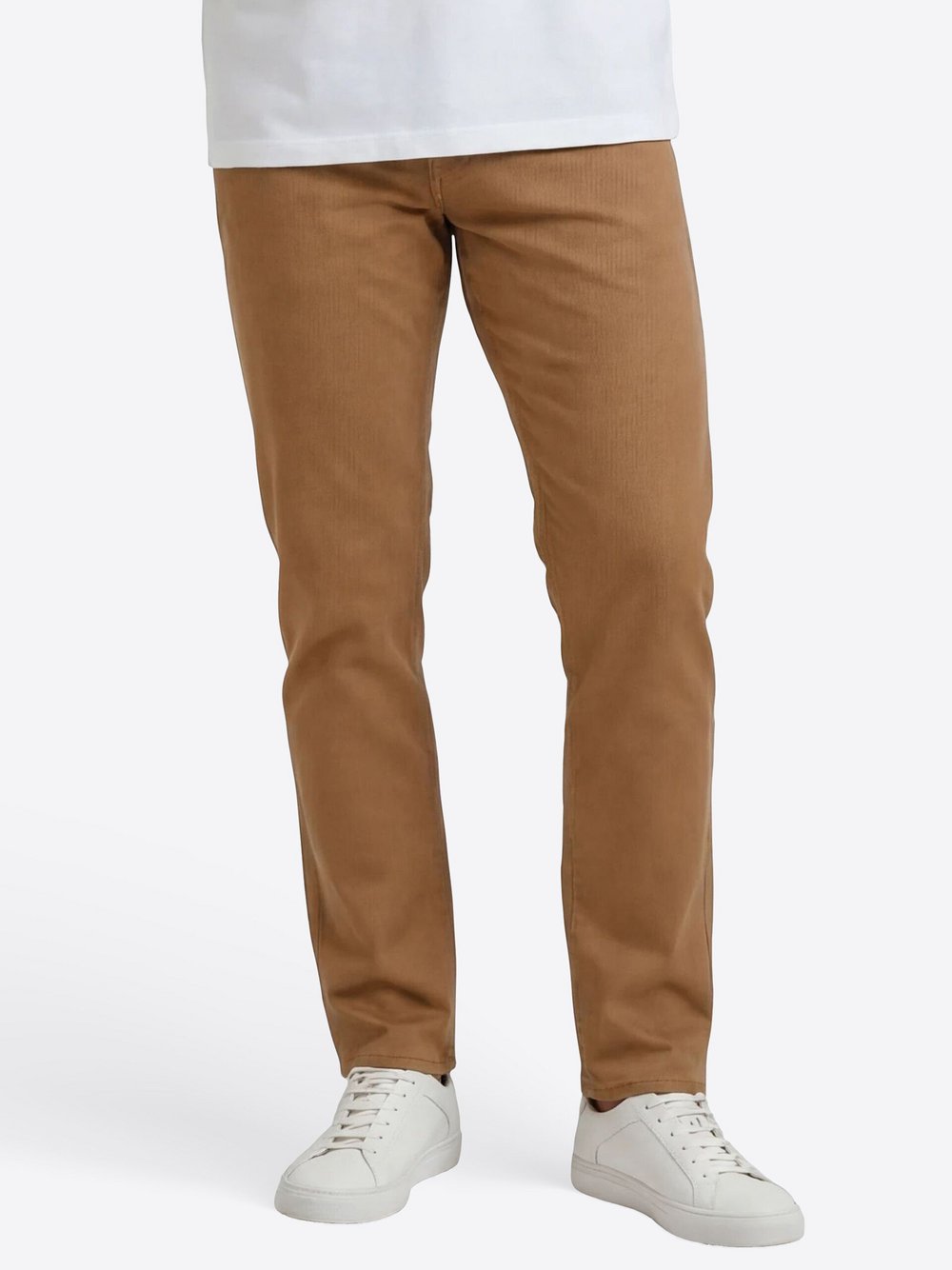 Pierre Cardin Hose Herren Baumwolle braun, 36-30