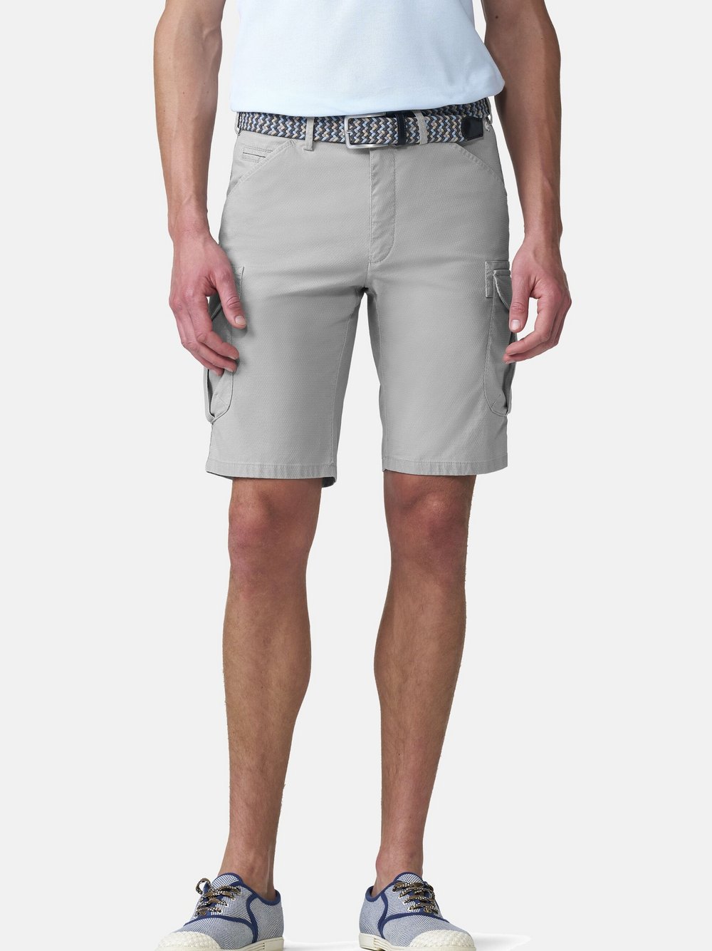 MEYER Bermudas Herren Baumwolle grau, 23