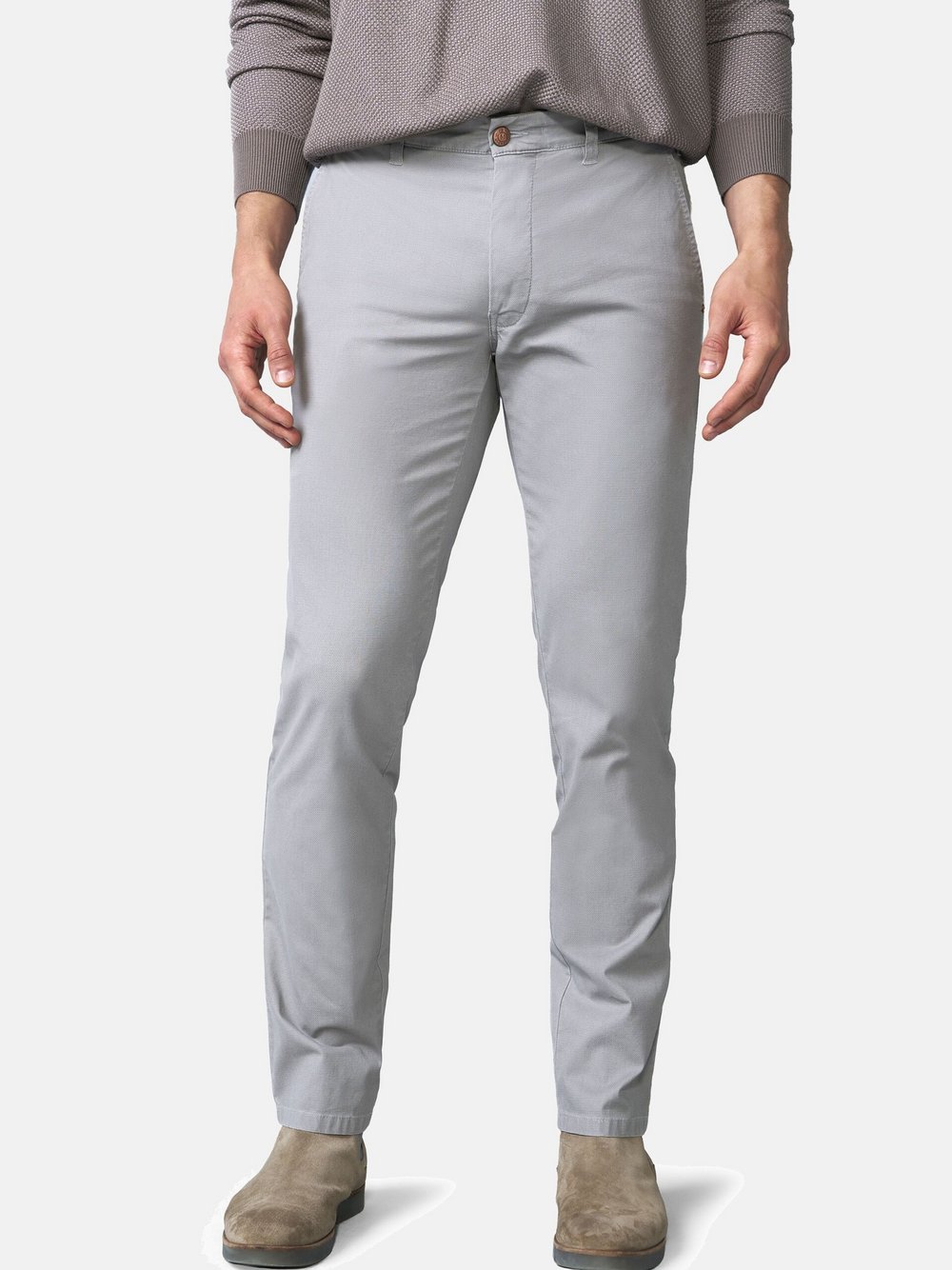 MEYER Hosen Herren Baumwolle grau, 36-36