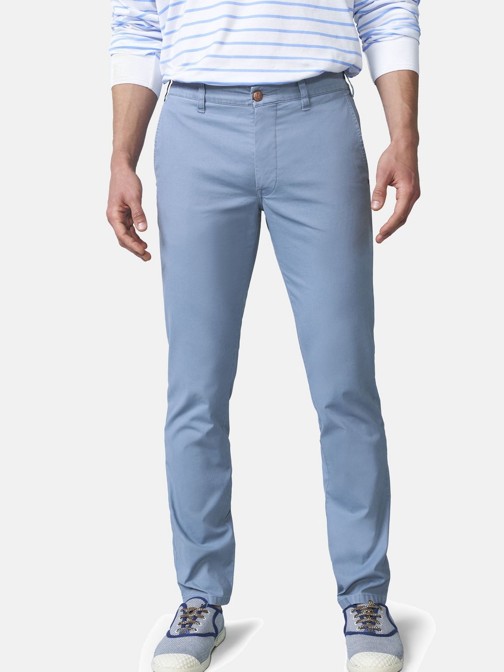 MEYER Hosen Herren Baumwolle blau, 34-36