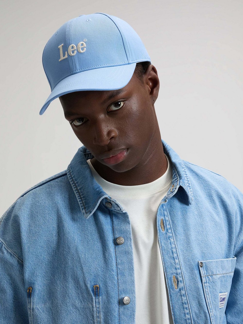 Lee Caps Herren Baumwolle blau bedruckt, ONE SIZE