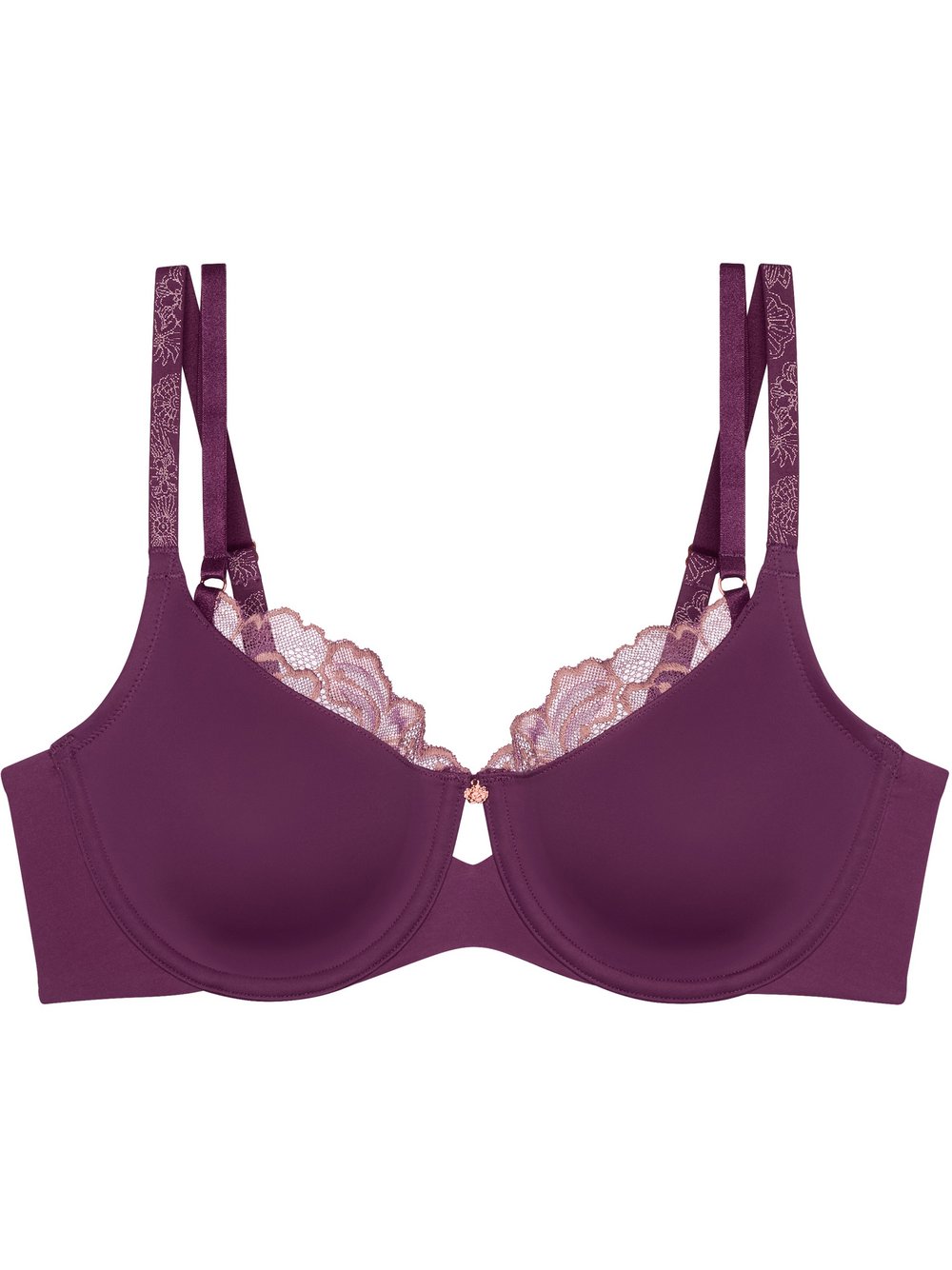 Triumph Bügel-BH Damen lila bedruckt, 75D
