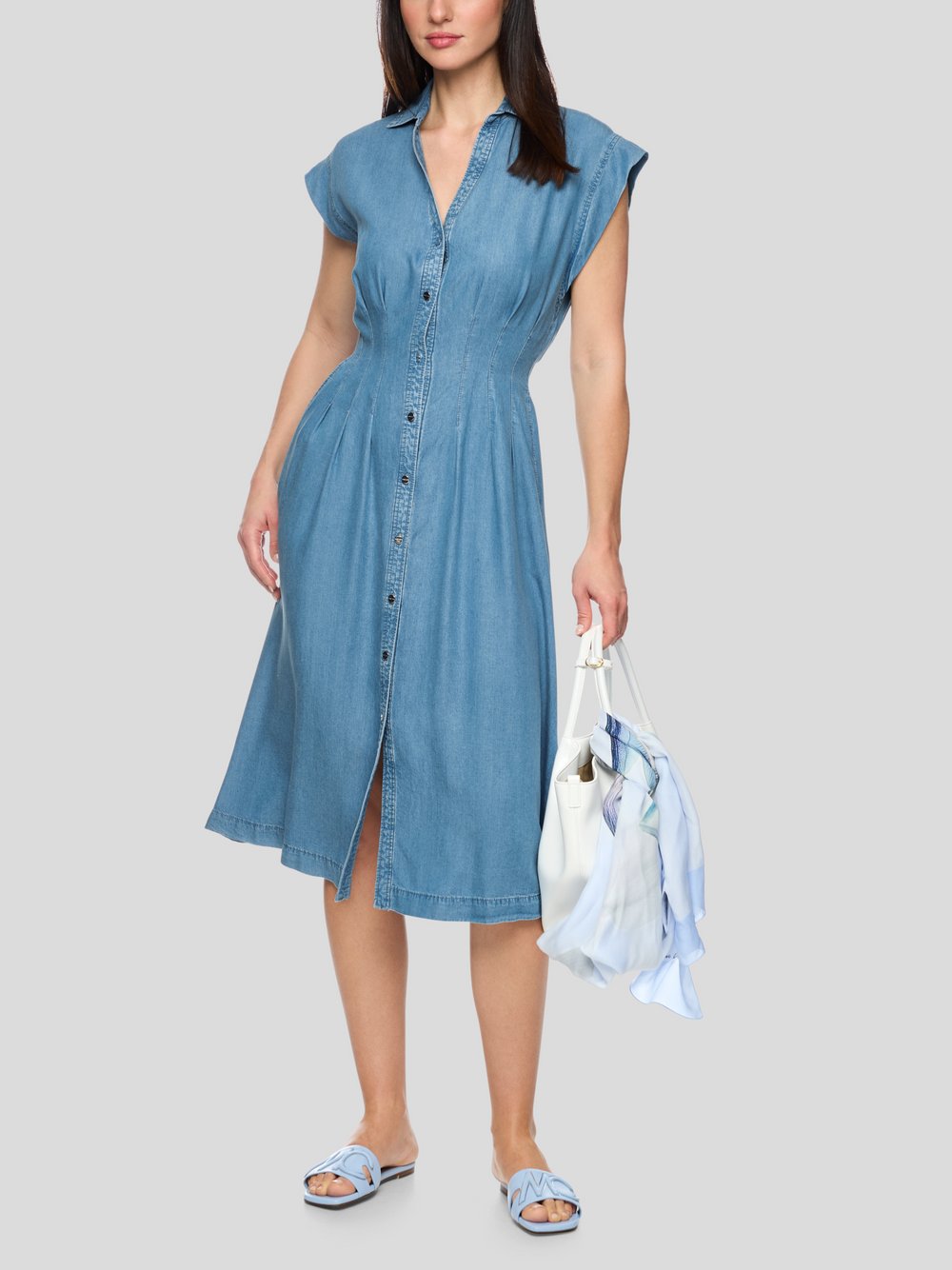 Marc Cain Kleid Damen Lyocell blau, 36