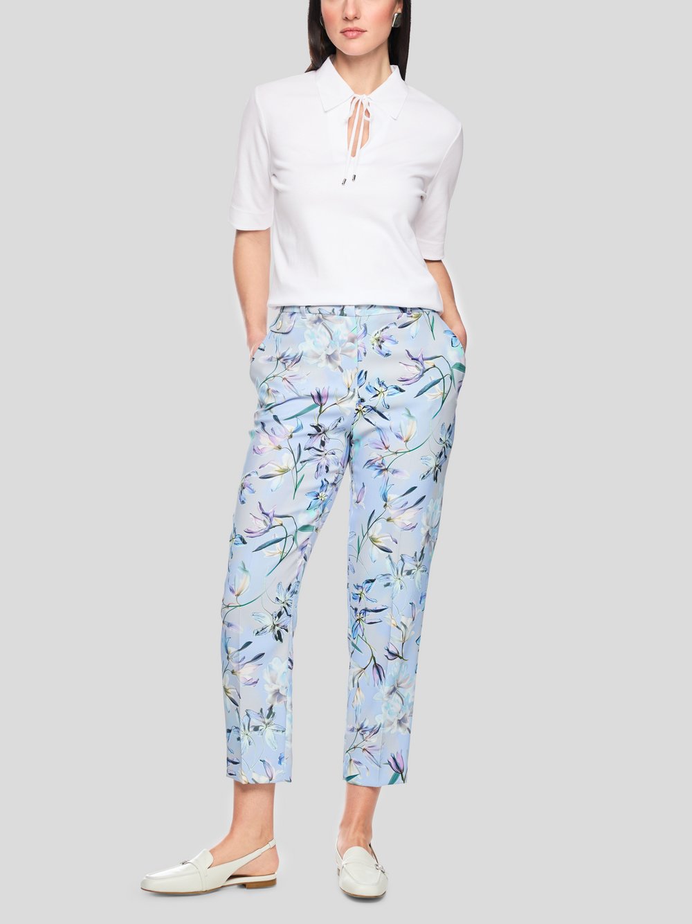 Thumbnail - Marc Cain Poloshirt Damen Baumwolle weiß, 34