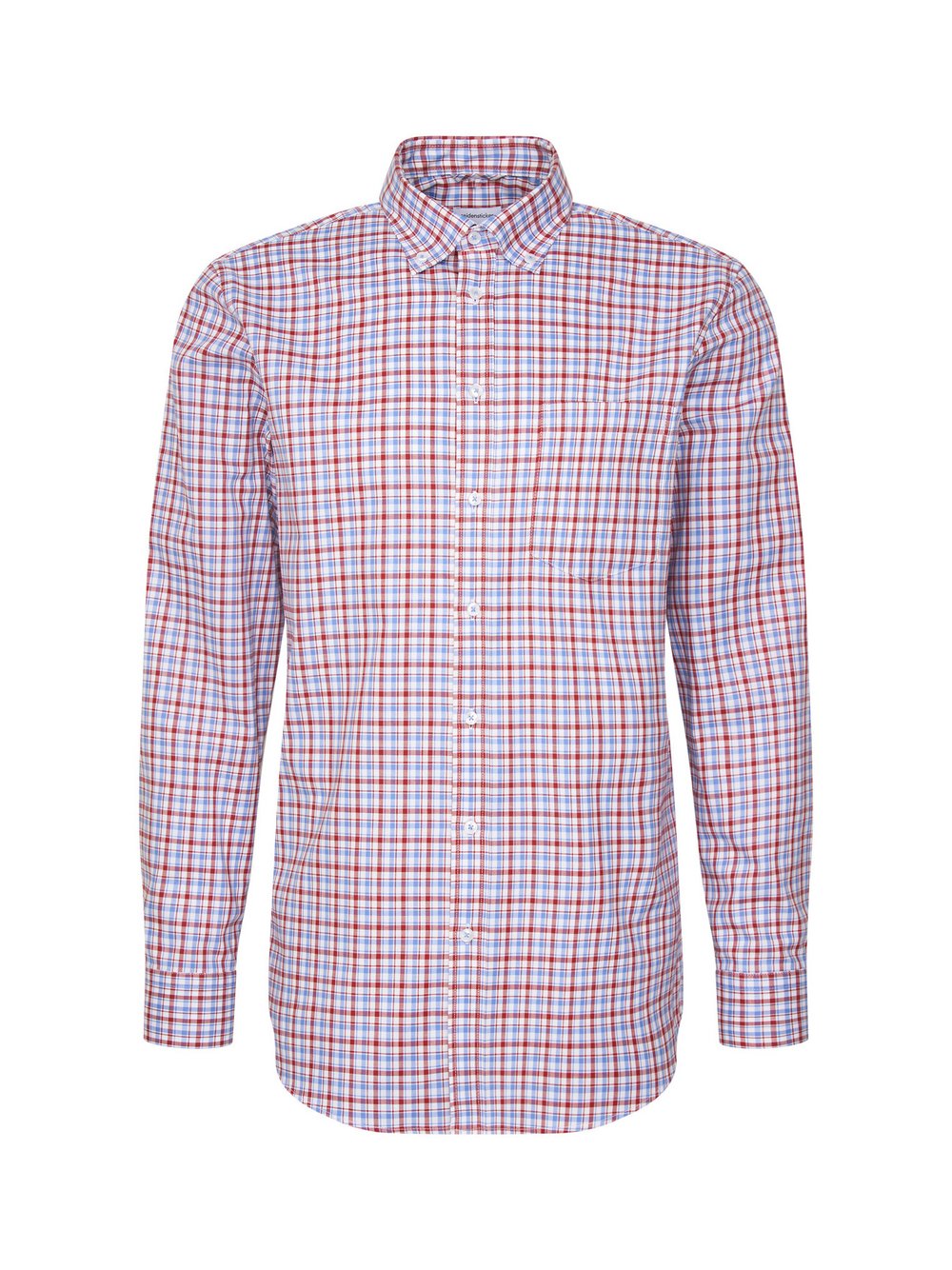 Seidensticker Business Hemd Herren Regular Fit Baumwolle mehrfarbig kariert, 44